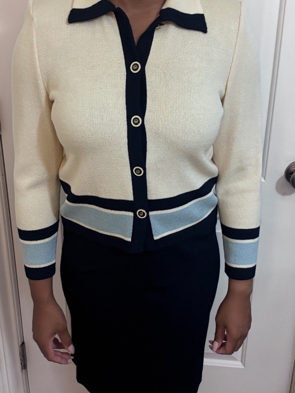 Vintage St. John knit jacket size 2